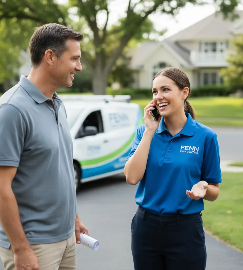 Fenn Pest Control customer support in Blakeslee